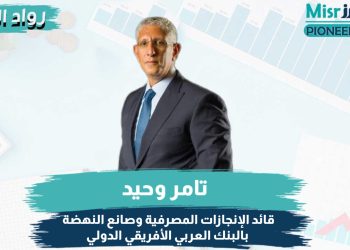 تامر وحيد، العضو المنتدب للبنك العربي الأفريقي الدولي