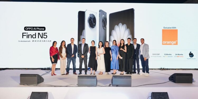 أورنچ مصر تطلق OPPO Find N5 حصريًا لعملائها