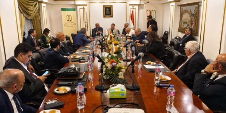 جانب من توقع بروتوكول التعاون