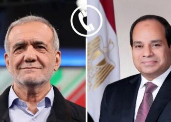 الرئيس السيسي ونظيره الإيراني