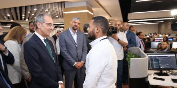 جانب من تفقد وزير الاتصالات
