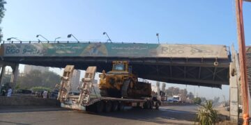 كوبري المشاه بطريق بنهاية الزراعي