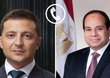 الرئيس عبد الفتاح السيسي و الرئيس الأوكراني فولوديمير زيلينسكي