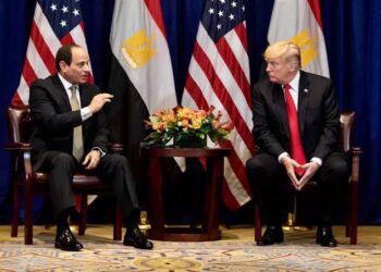 صورة أشيفية- لقاء سابق بين الرئيس السيسي والرئيس الأمريكي دونالد ترامب