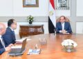 صورة أرشيفية- اجتماع سابق بين الرئيس السيسي ورئيس الوزراء