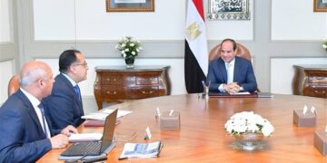 صورة أرشيفية- اجتماع سابق بين الرئيس السيسي ورئيس الوزراء