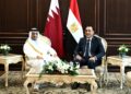 الدكتور مصطفى مدبولي مع نظيره القطري
