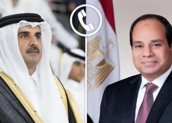 الرئيس السيسي وأمير قطر