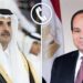 الرئيس السيسي وأمير قطر