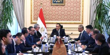 «مدبولي» يلتقي رئيس «إيليت سولار» الصينية