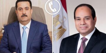 الرئيس السيسي ورئيس وزراء العراق