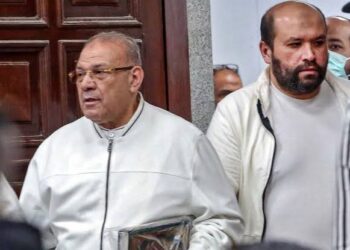 رجل الأعمال حسن راتب والبرلماني السابق علاء حسانين