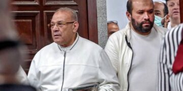 رجل الأعمال حسن راتب والبرلماني السابق علاء حسانين