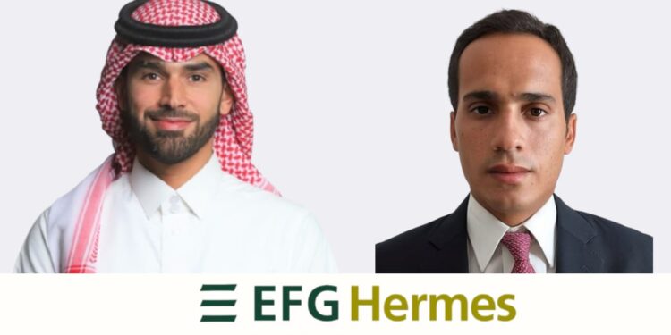 عمرو عبد الخبير، و سعود الطاسان الرئيس التنفيذي لشركة EFG Hermes KSA