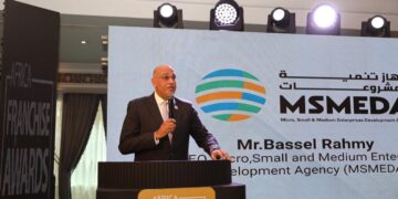 باسل رحمي الرئيس التنفيذي لجهاز تنمية المشروعات المتوسطة والصغيرة