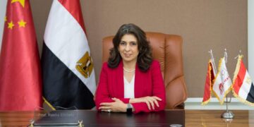 رشا الخولي رئيس الجامعة المصرية الصينية