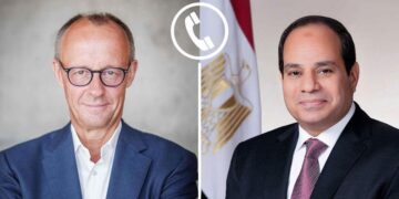 الرئيس عبد الفتاح السيسي و المستشار الألماني