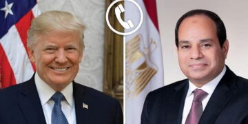 الرئيس السيسي ونظيره الأمريكي دونالد ترمب