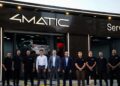 جانب من افتتاح شركة 4Matic Service