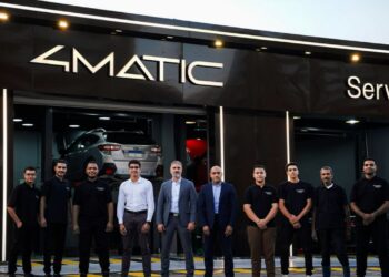 جانب من افتتاح شركة 4Matic Service