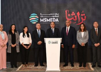 خلال فعاليات الدورة السابعة لمعرض المنتجات والحرف