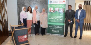 جانب من المشاركة في مبادرة كتابي هديتي