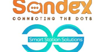 شعار  شركتي Smart Station Solutions و SandexAI