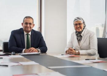 أحمد خورشيد الرئيس التنفيذي والعضو المنتدب لشركة تمويلي و مروة نبيل العضو المنتدب التنفيذي لنشاط تمويل المشروعات المتوسطة