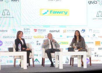 جانب من لقاء جانب نجيب ساويرس