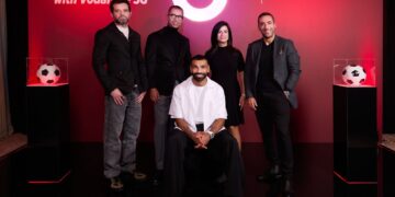 جانب من شراكة محمد صلاح مع فودافون مصر