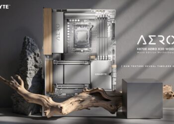 جيجابايت تطلق اللوحة الأم X870E AERO X3D WOOD بتصميم خشبي فاخر