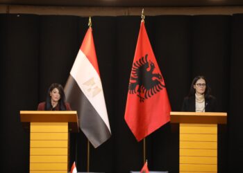 جانب من اللجنة المشتركة المصرية الألبانية