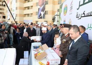 جانب من قافلة الحماية الاجتماعية