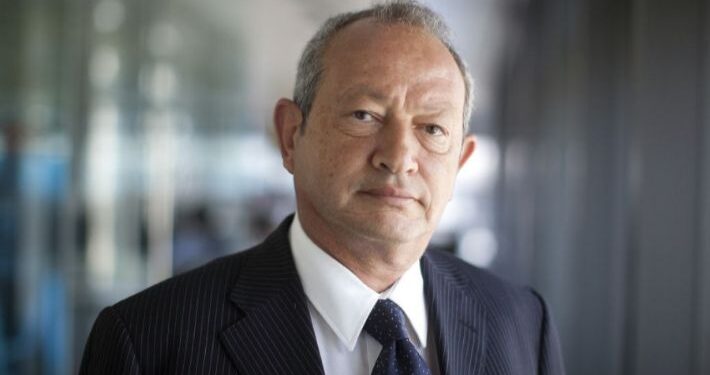 جانب من لقاء جانب نجيب ساويرس