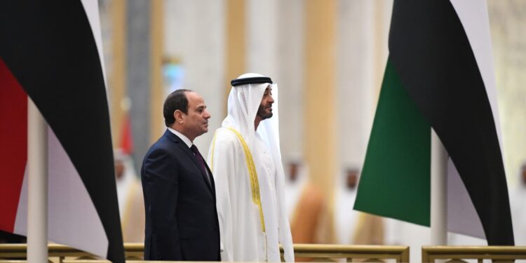 الرئيس السيسي والشيخ محمد بن زايد