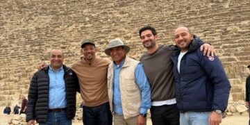 الممثل العالمي ويل سميث يزور الأهرامات