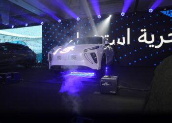 جانب من حفل إطلاق السيارة الجديدة