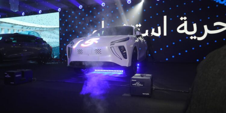 جانب من حفل إطلاق السيارة الجديدة