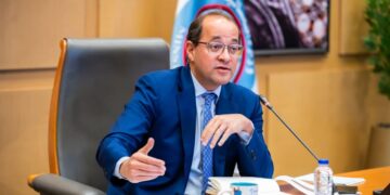 جانب من كلمة وزير المالية