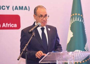 جانب من كلمة بدر عبد العاطي، وزير الخارجية والتعاون الدولي والمصريين بالخارج