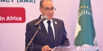 جانب من كلمة بدر عبد العاطي، وزير الخارجية والتعاون الدولي والمصريين بالخارج