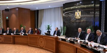 جانب من اجتماع مجلس الوزراء اليوم